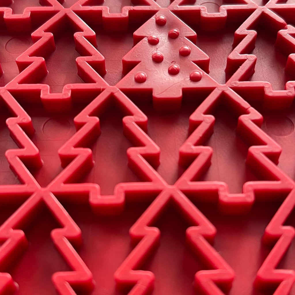 "Peace" Christmas Tree eMat - Enrichment Lick Mat for Dogs and Cats | Christmas Tree design | SodaPup