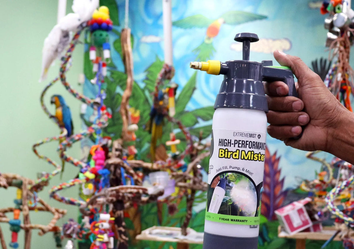 Bird Mister Spray Bottle – Ultra-Fine Parrot Grooming Sprayer for Pet Birds, Feather Care & Cage Humidity