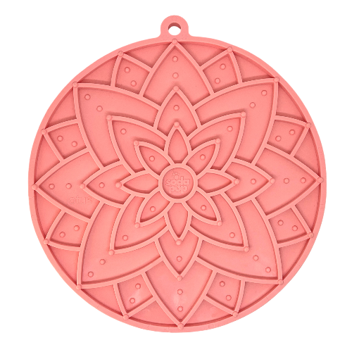 Lotus Design eMat - Enrichment Lick Mat For Dogs and Cats - With Suction Cups | USA Made