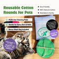 4-ALL PETS REUSABLE COTTON PADS