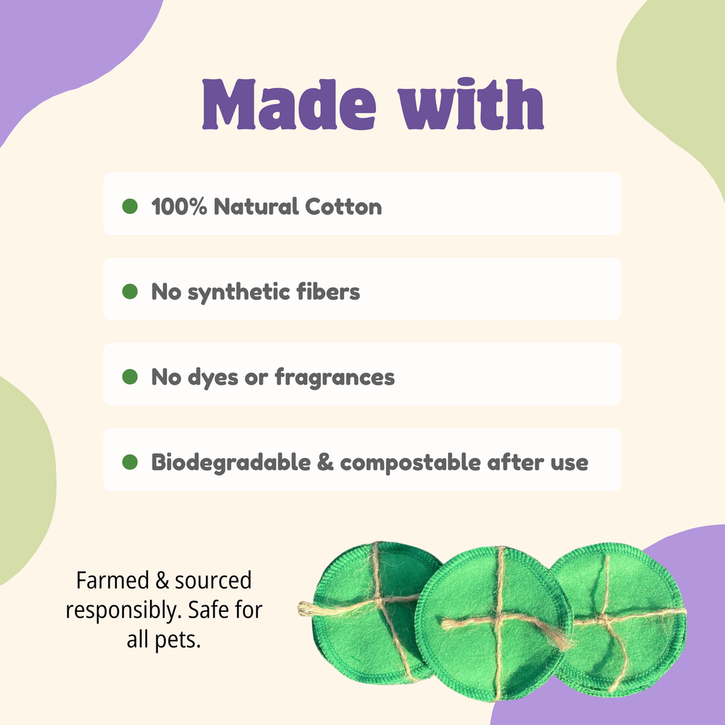4-ALL PETS REUSABLE COTTON PADS